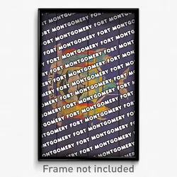 Fort Montgomery New York Poster (NY City Souvenir 11x17 Town Print)
