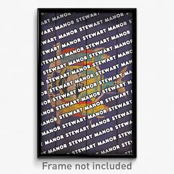 Stewart Manor New York Poster (NY City Souvenir 11x17 Town Print)