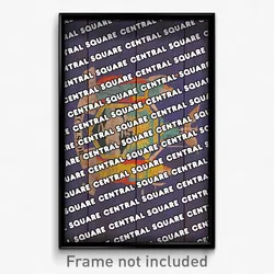 Central Square New York Poster (NY City Souvenir 11x17 Town Print)