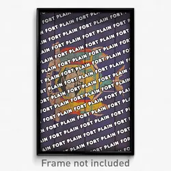 Fort Plain New York Poster (NY City Souvenir 11x17 Town Print)