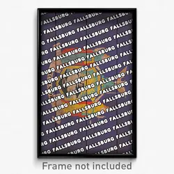 Fallsburg New York Poster (NY City Souvenir 11x17 Town Print)