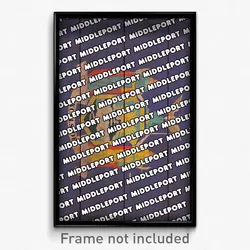 Middleport New York Poster (NY City Souvenir 11x17 Town Print)