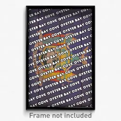 Oyster Bay Cove New York Poster (NY City Souvenir 11x17 Town Print)