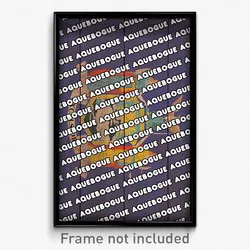 Aquebogue New York Poster (NY City Souvenir 11x17 Town Print)
