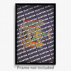 Clinton New York Poster (NY City Souvenir 11x17 Town Print)
