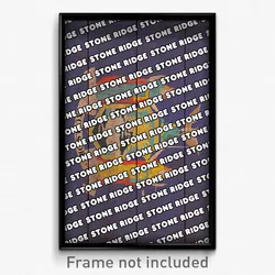 Stone Ridge New York Poster (NY City Souvenir 11x17 Town Print)