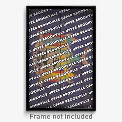 Upper Brookville New York Poster (NY City Souvenir 11x17 Town Print)