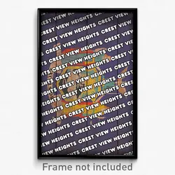 Crest View Heights New York Poster (NY City Souvenir 11x17 Town Print)