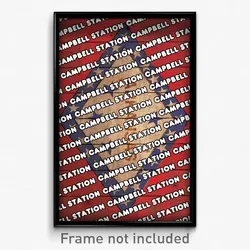 Campbell Station Arkansas Poster (AR City Souvenir 11x17 Town Print)