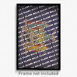 Clark Mills New York Poster (NY City Souvenir 11x17 Town Print)