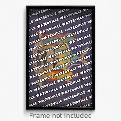 Waterville New York Poster (NY City Souvenir 11x17 Town Print)