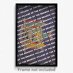Village of the Branch New York Poster (NY City Souvenir 11x17 Town Print)