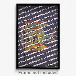 Morrisonville New York Poster (NY City Souvenir 11x17 Town Print)