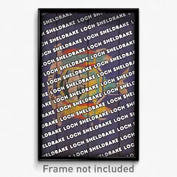 Loch Sheldrake New York Poster (NY City Souvenir 11x17 Town Print)