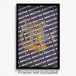 Brocton New York Poster (NY City Souvenir 11x17 Town Print)