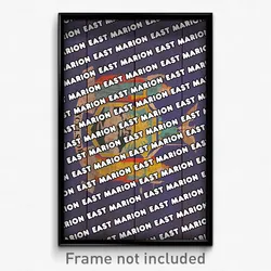 East Marion New York Poster (NY City Souvenir 11x17 Town Print)