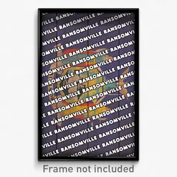 Ransomville New York Poster (NY City Souvenir 11x17 Town Print)
