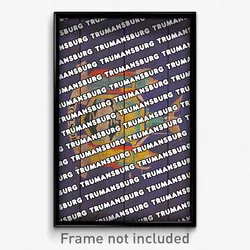 Trumansburg New York Poster (NY City Souvenir 11x17 Town Print)
