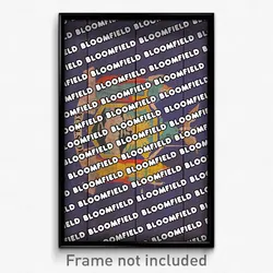 Bloomfield New York Poster (NY City Souvenir 11x17 Town Print)