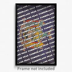 Cumberland Head New York Poster (NY City Souvenir 11x17 Town Print)