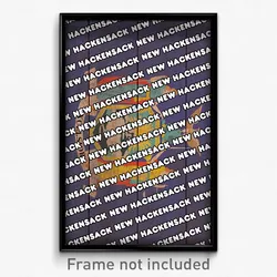 New Hackensack New York Poster (NY City Souvenir 11x17 Town Print)