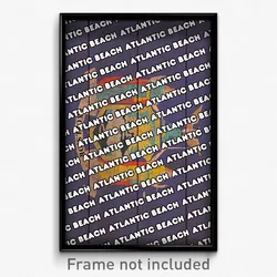Atlantic Beach New York Poster (NY City Souvenir 11x17 Town Print)
