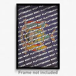 Plattsburgh West New York Poster (NY City Souvenir 11x17 Town Print)