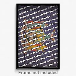 Union Springs New York Poster (NY City Souvenir 11x17 Town Print)