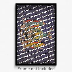 Saint John Fisher College New York Poster (NY City Souvenir 11x17 Town Print)