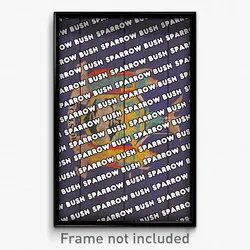 Sparrow Bush New York Poster (NY City Souvenir 11x17 Town Print)