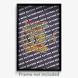 Eatons Neck New York Poster (NY City Souvenir 11x17 Town Print)
