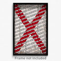 Fayette Alabama Poster (AL City Souvenir 11x17 Town Print)