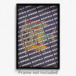 Richfield Springs New York Poster (NY City Souvenir 11x17 Town Print)