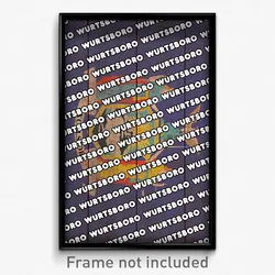 Wurtsboro New York Poster (NY City Souvenir 11x17 Town Print)