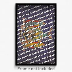 Great Neck Gardens New York Poster (NY City Souvenir 11x17 Town Print)