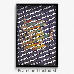 Russell Gardens New York Poster (NY City Souvenir 11x17 Town Print)