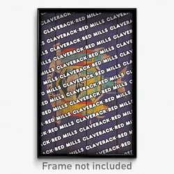 Claverack-Red Mills New York Poster (NY City Souvenir 11x17 Town Print)