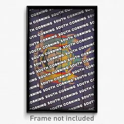 South Corning New York Poster (NY City Souvenir 11x17 Town Print)