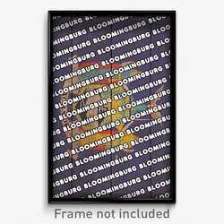 Bloomingburg New York Poster (NY City Souvenir 11x17 Town Print)