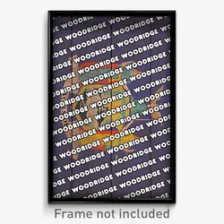 Woodridge New York Poster (NY City Souvenir 11x17 Town Print)