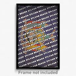 Sylvan Beach New York Poster (NY City Souvenir 11x17 Town Print)