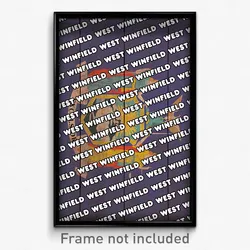 West Winfield New York Poster (NY City Souvenir 11x17 Town Print)
