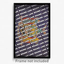Round Lake New York Poster (NY City Souvenir 11x17 Town Print)