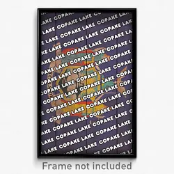 Copake Lake New York Poster (NY City Souvenir 11x17 Town Print)