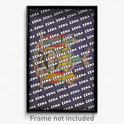 Zena New York Poster (NY City Souvenir 11x17 Town Print)