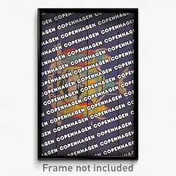 Copenhagen New York Poster (NY City Souvenir 11x17 Town Print)