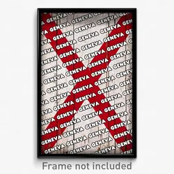 Geneva Alabama Poster (AL City Souvenir 11x17 Town Print)