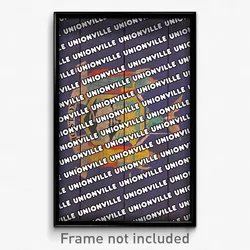 Unionville New York Poster (NY City Souvenir 11x17 Town Print)