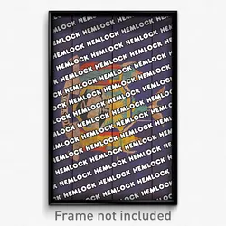 Hemlock New York Poster (NY City Souvenir 11x17 Town Print)