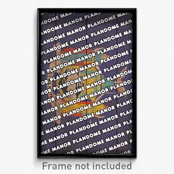 Plandome Manor New York Poster (NY City Souvenir 11x17 Town Print)